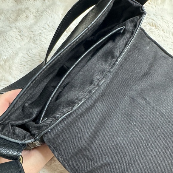 NWOT! Forever 21 Black Faux Leather Women’s Crossbody Bag - Picture 7 of 7